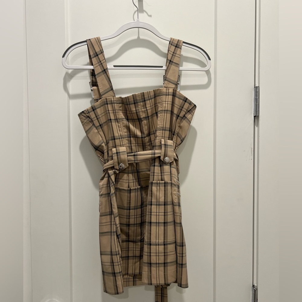 Weworewhat Plaid Overalls - image 2